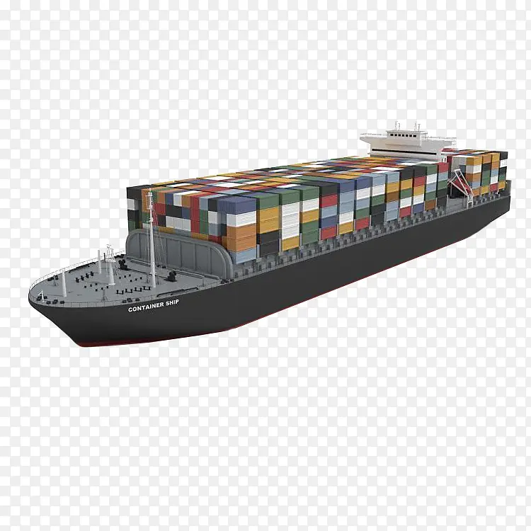 交通工具货船模型