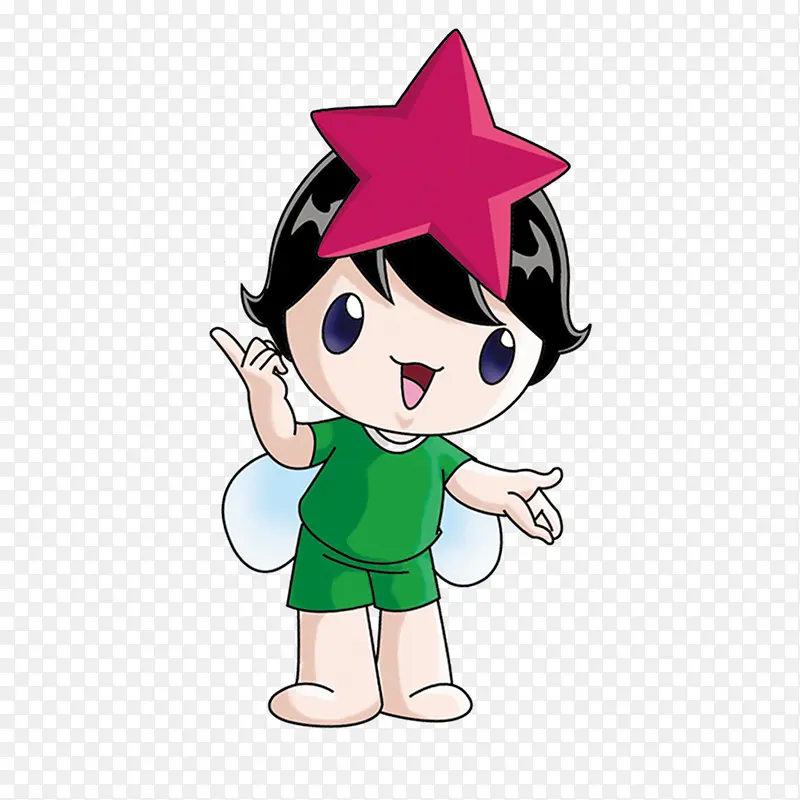 可爱卡通小孩