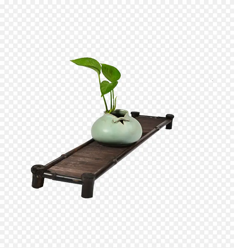 小道具竹排素材