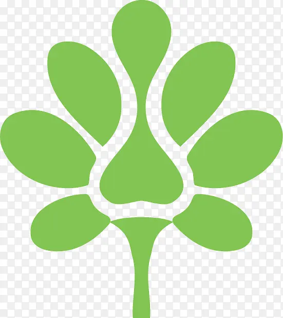 浅绿色矢量花朵形状装饰图案