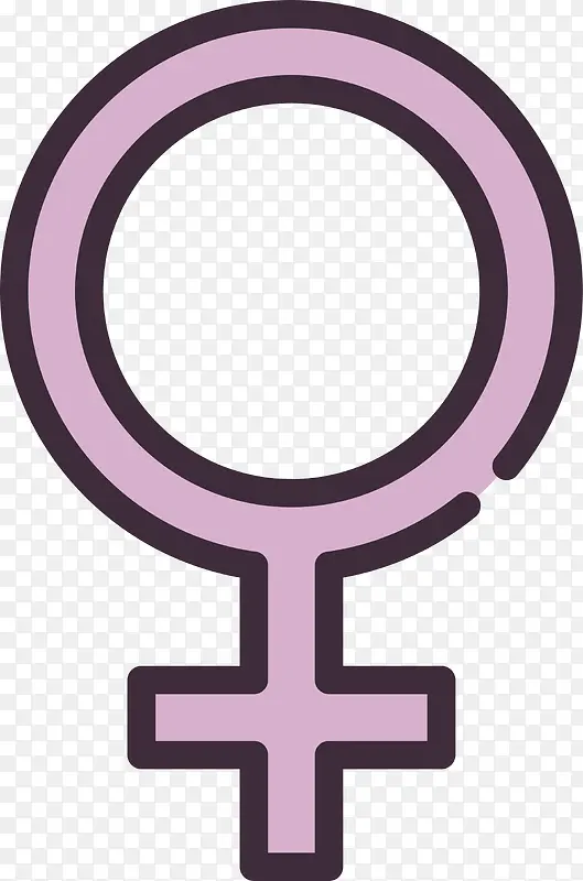 淡粉色女生图标