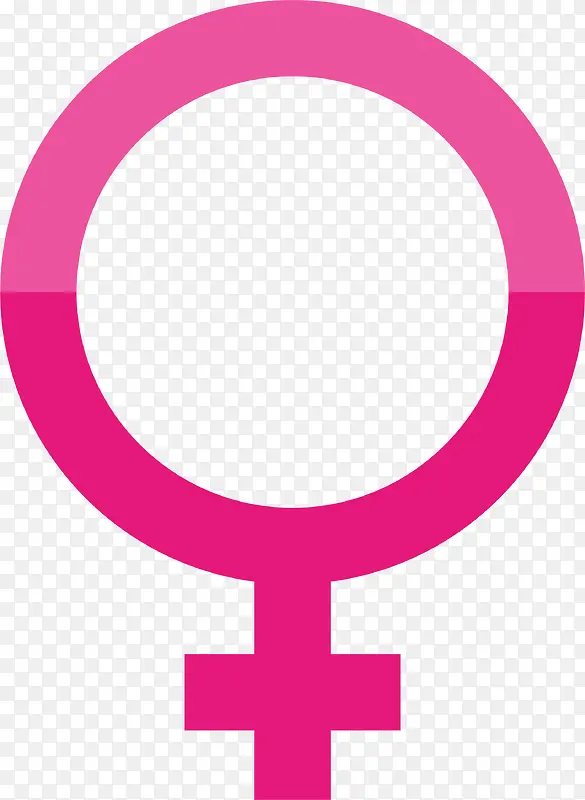 粉色女性图标