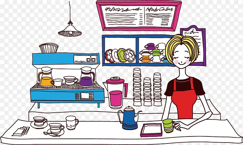 咖啡屋的女孩