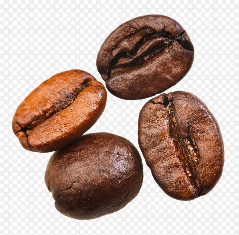 褐色烘焙咖啡豆