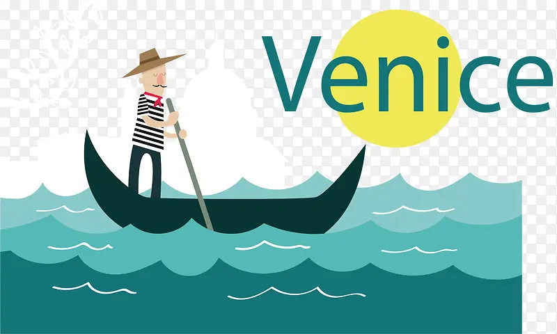 威尼斯旅游度假海报