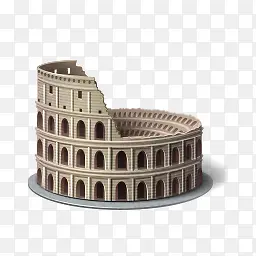 罗马圆形大剧场的图标