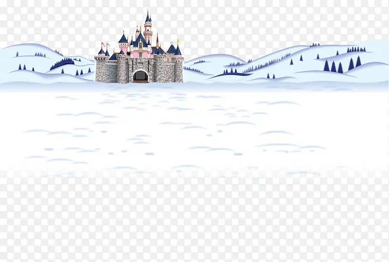 冬季里的城堡