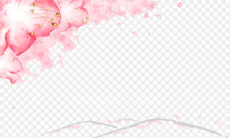 樱花装饰背景素材