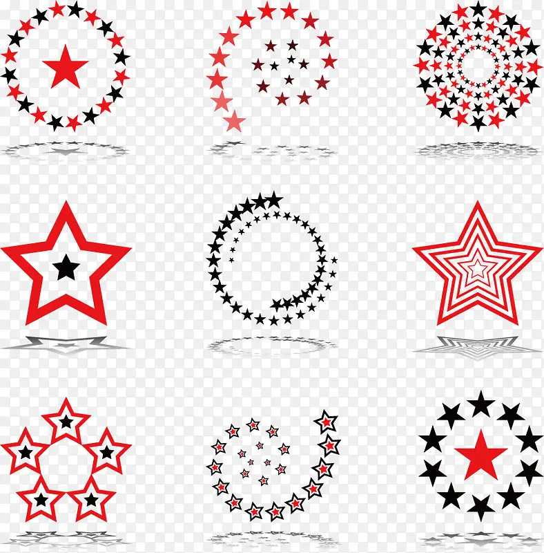 五角星logo素材