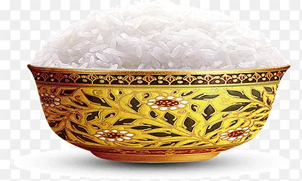 金碗白米饭