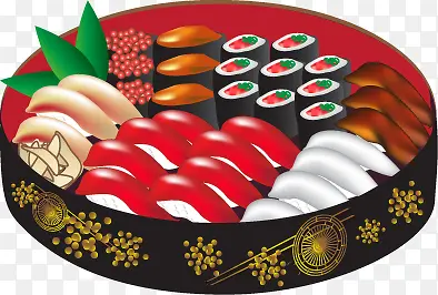 日本料理拼盘