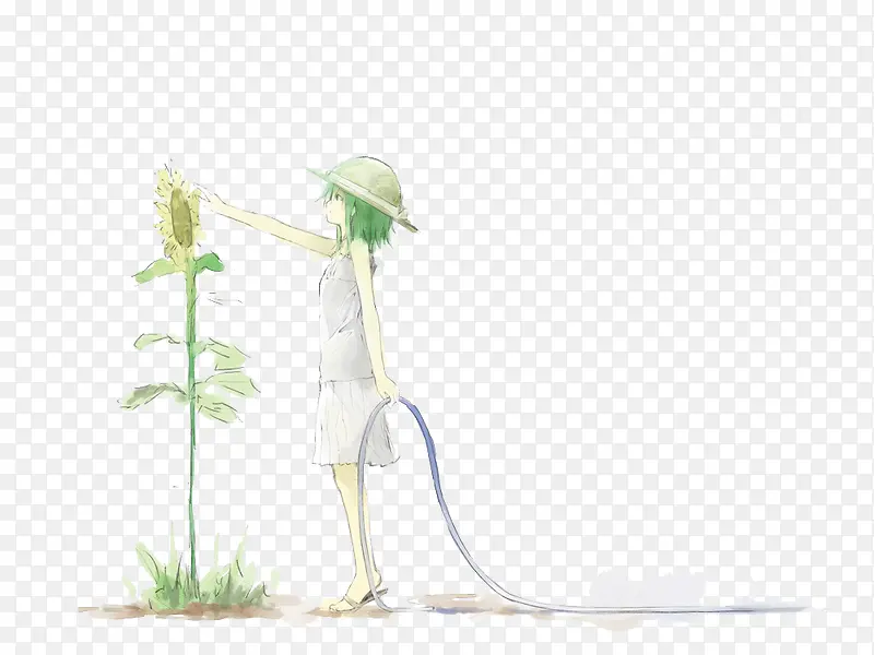 唯美手绘插画