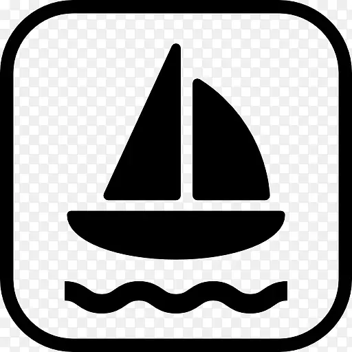 帆船标志图标