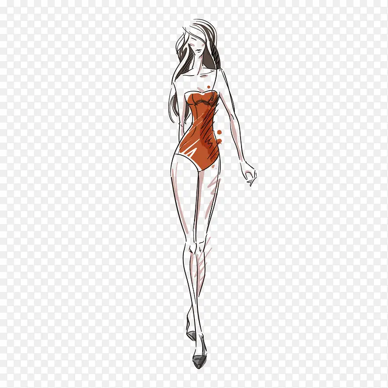 女性腰部曲线