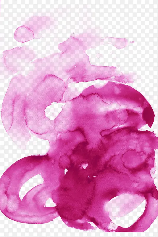 紫色水韵水墨肌理素材
