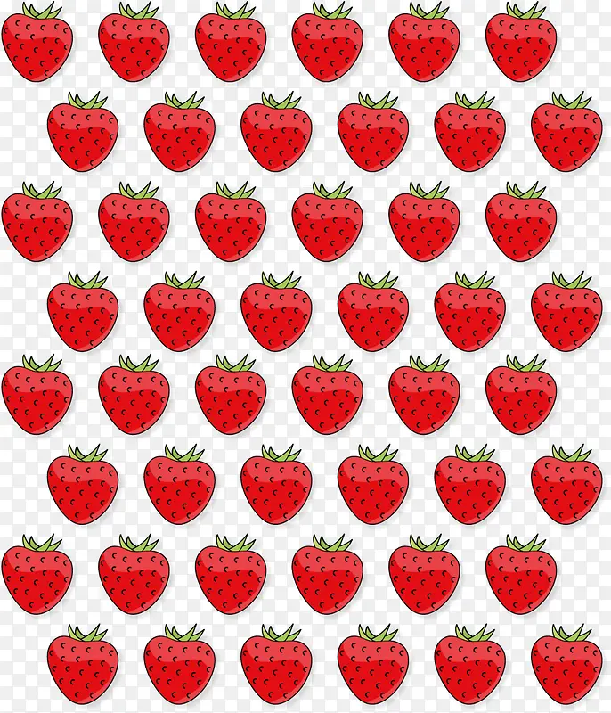 夏天水果草莓底纹