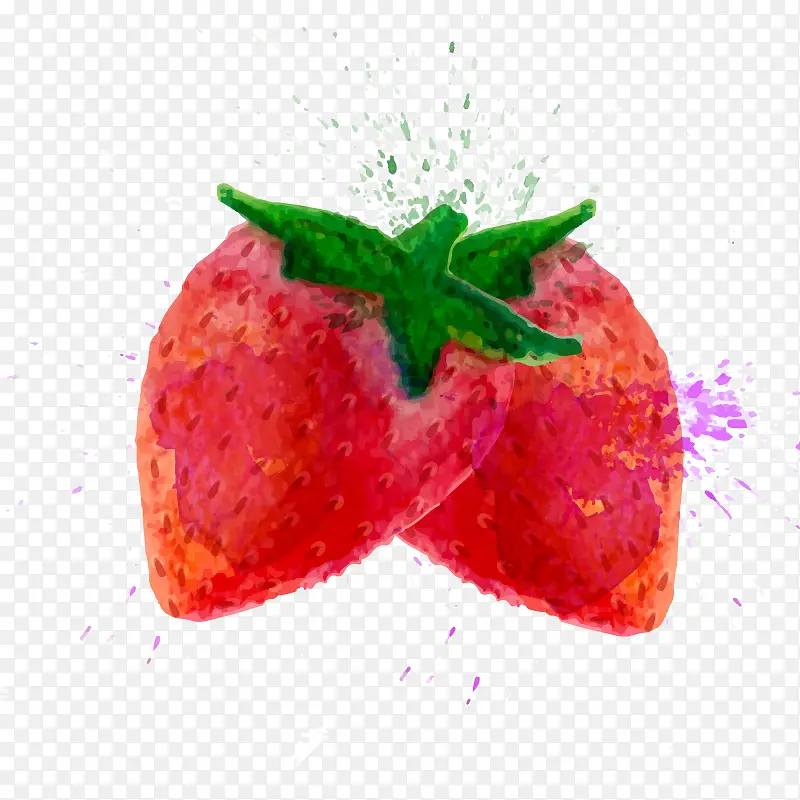 水彩 卡通 可爱 丙烯 蜡笔画