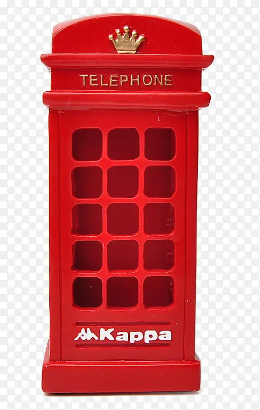 红色电话亭模型
