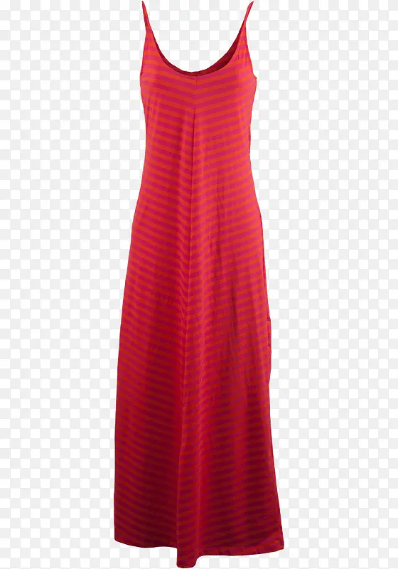 红色吊带裙