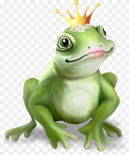 戴皇冠得青蛙公主
