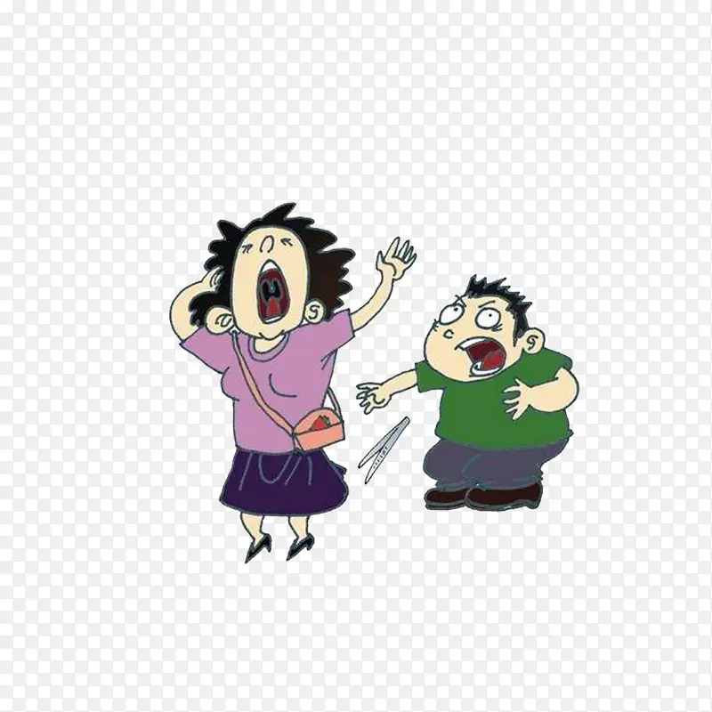 卡通漫画扒手行窃被发现PNG图片素材下载_图片编号qvgrzmjy-免抠素材网
