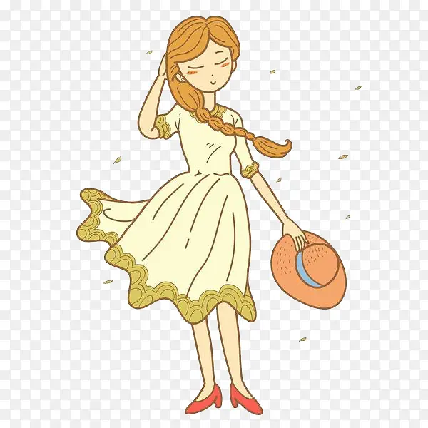 风中女孩