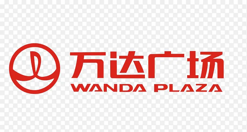 万达广场红色图标