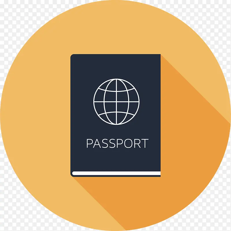 旅游护照卡通手绘免抠免费