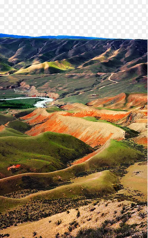 阔克苏河大峡谷自然风景