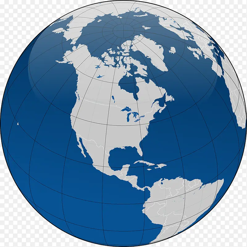 地球平面图