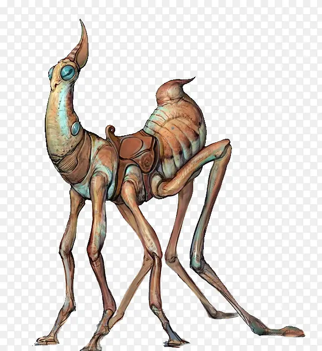 手绘外星生物PNG