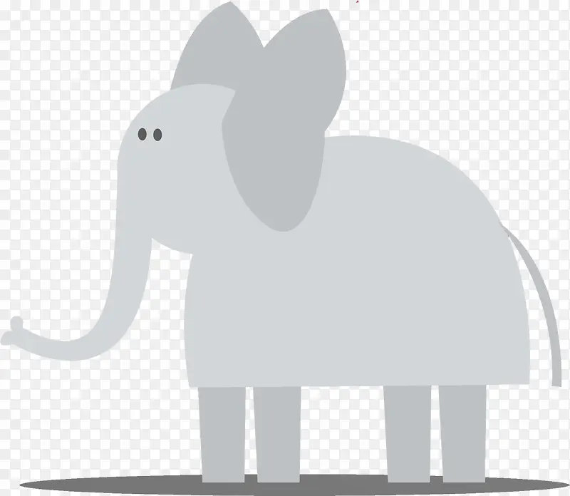 卡通大象热带动物免抠图形