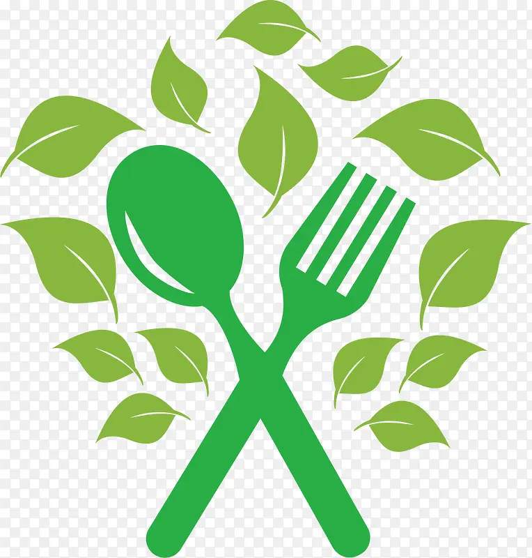 叶子中式餐饮logo
