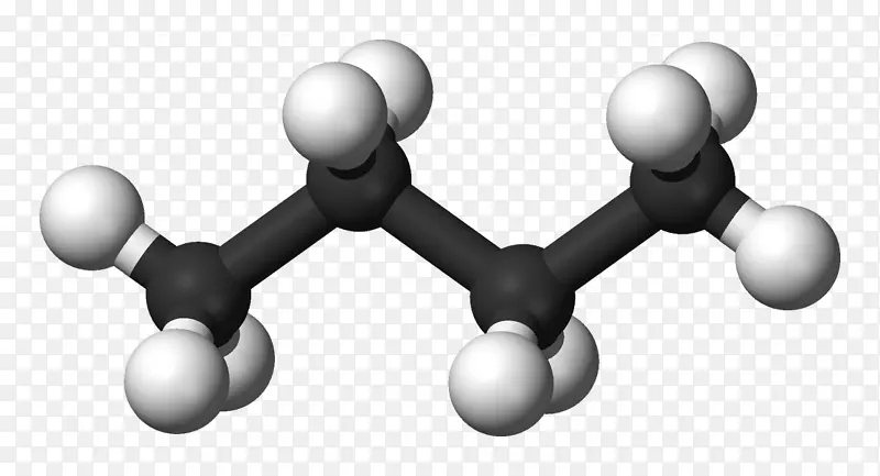 灰色卡通分子结构图png