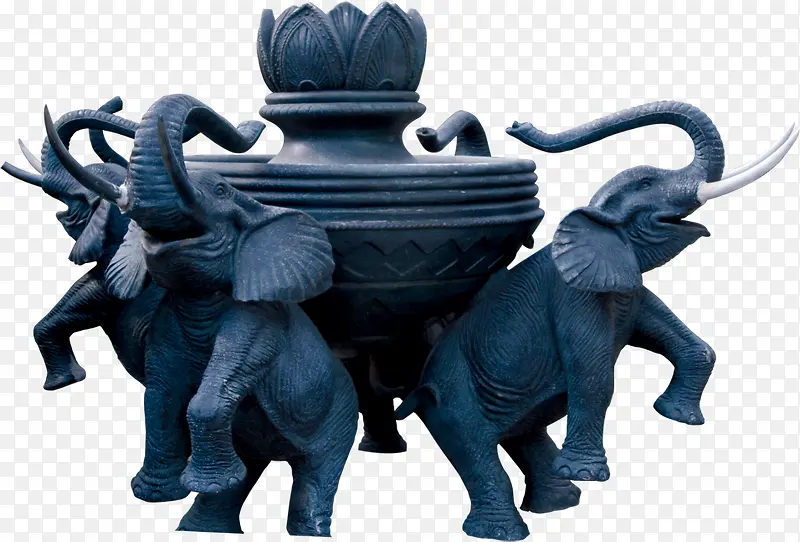 古典中国风大象香炉