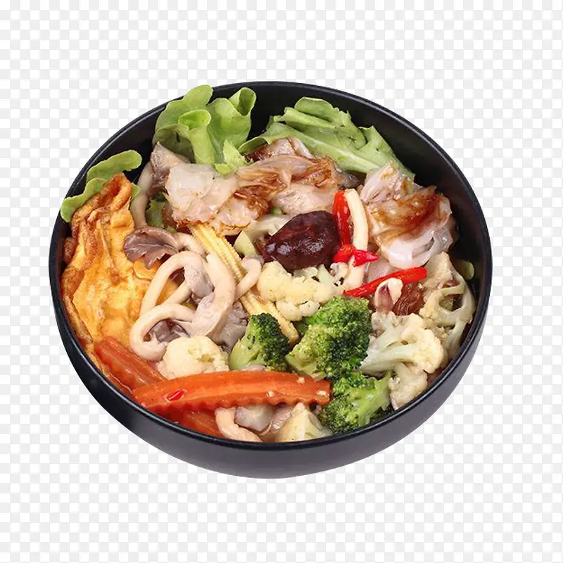 大杂烩骨汤面