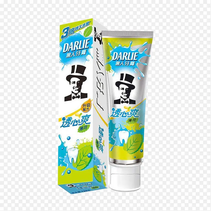 黑人牙膏设计装饰实物免抠素材