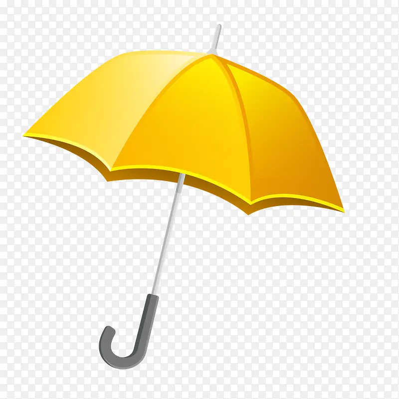 卡通雨伞雨季设计矢量图