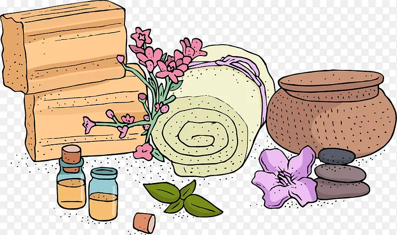 spa美容护肤用品