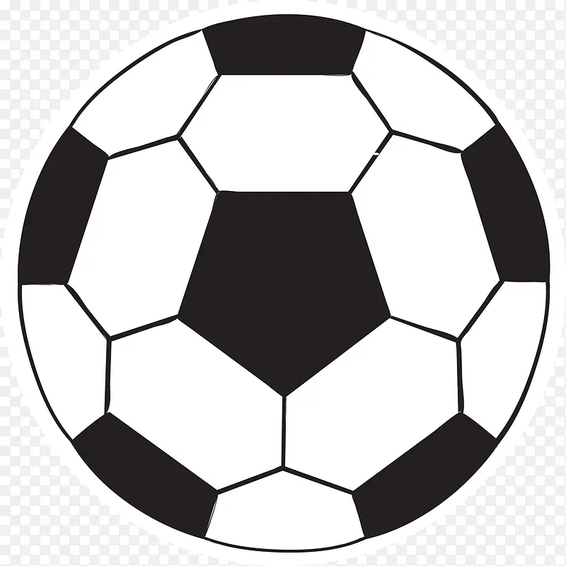 矢量运动器材足球图