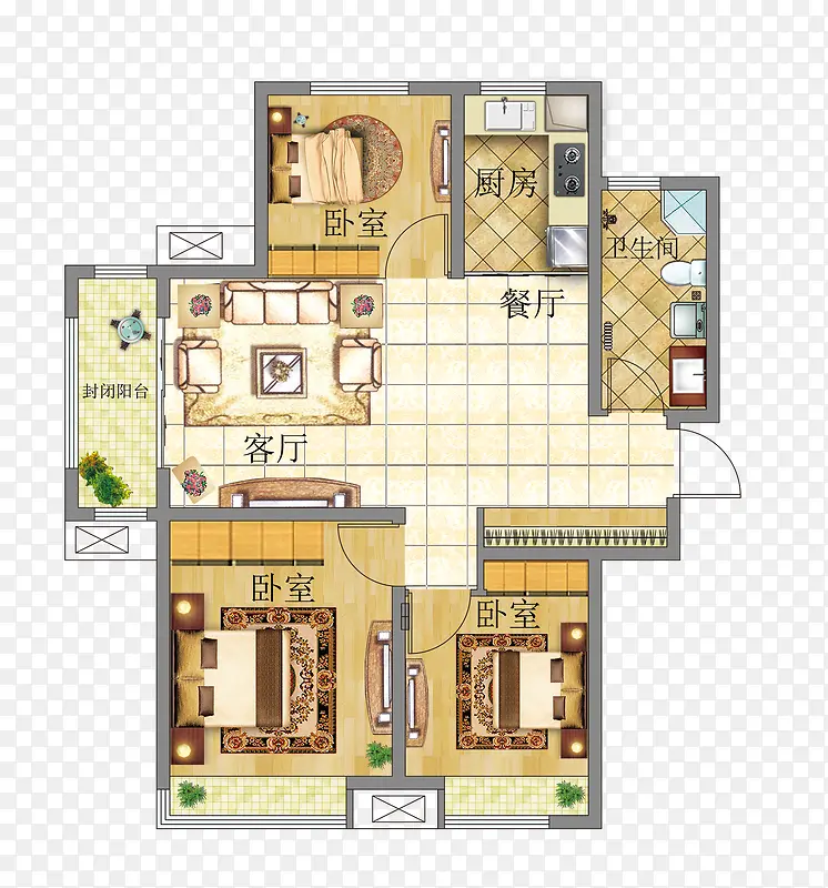 欧式室内户型图设计PNG图片素材下载_图片编号qrdkagdq-免抠素材网