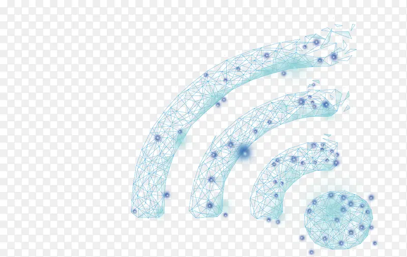 WiFi高科技点线面线条
