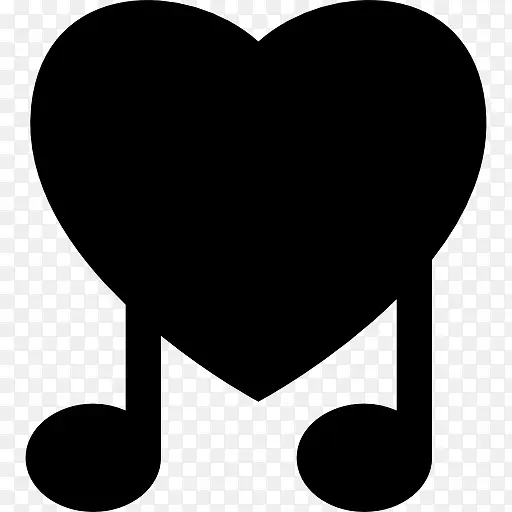 音乐的爱的象征图标