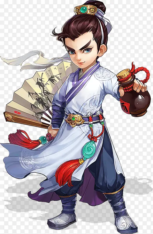 手绘 游侠男孩
