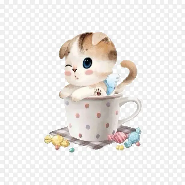 可爱的折耳猫