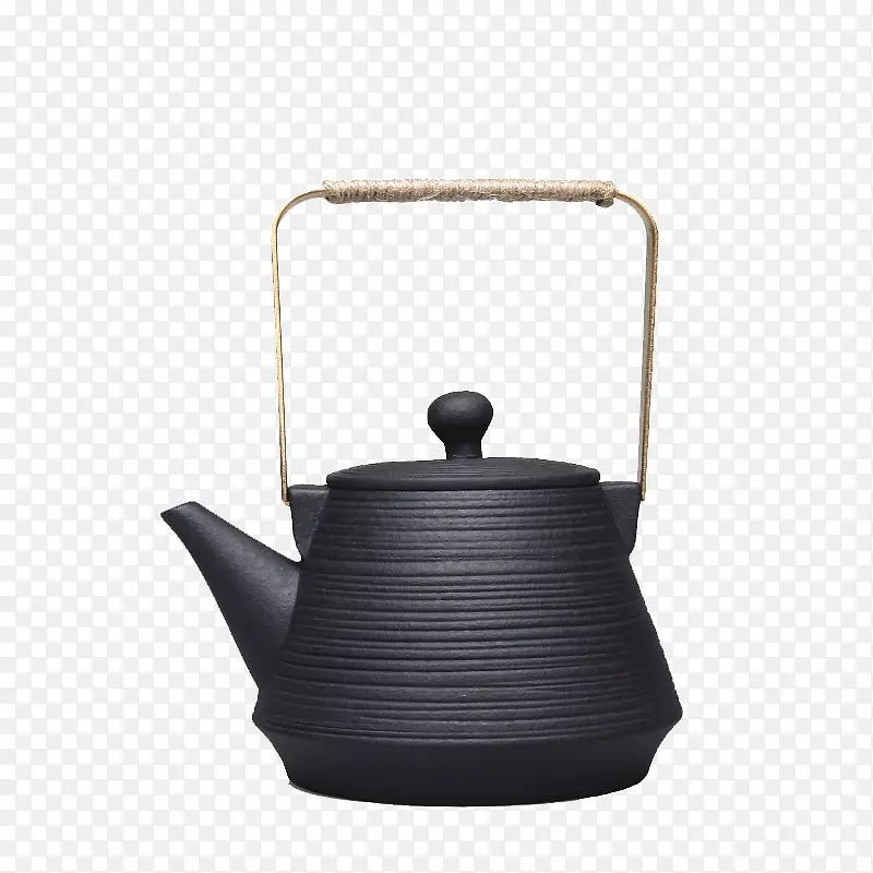 台湾功夫茶具火山石铜把烧水煮茶