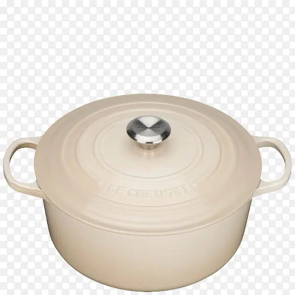 白色陶瓷锅