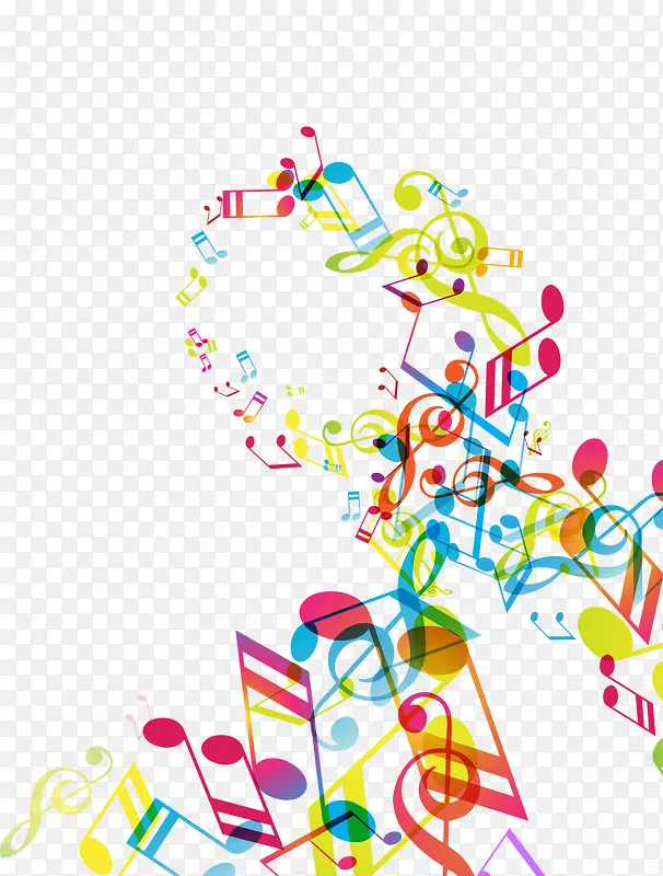 音乐海报音符