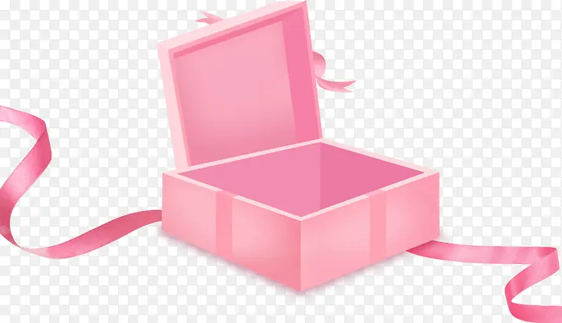 粉色情人节立体礼物