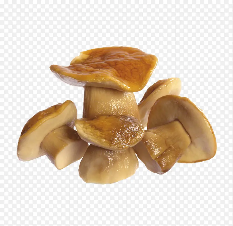 煮熟的蘑菇